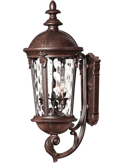 Windsor 25 1/2 inch Entry Sconce in River Rock.
